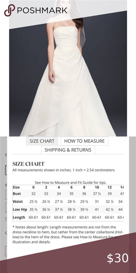 david's bridal sizing